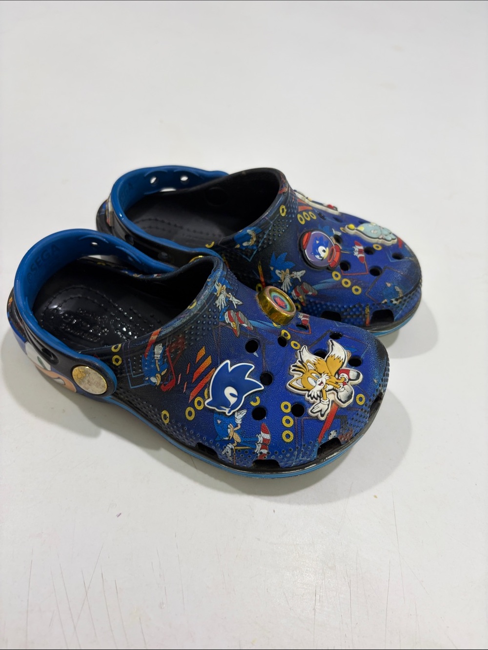 Crocs Sonic the Hedgehog Kids Clog, Toddler 9c used clean
